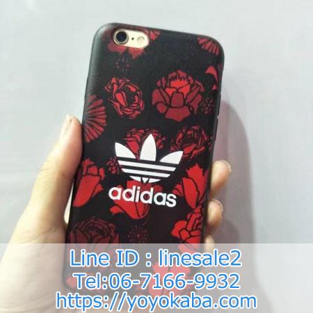 Adidas iPhone8/8 plusスマホケース 熱感 変色