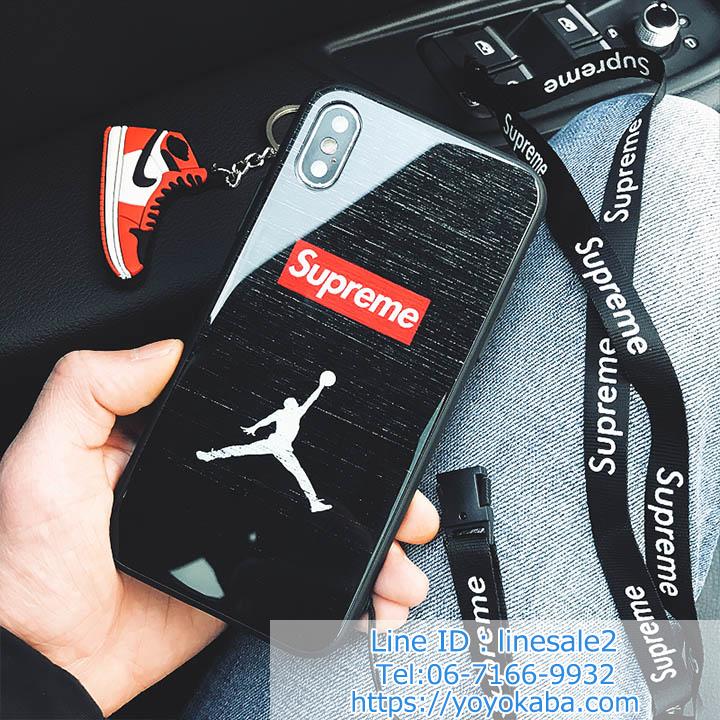 Supreme x Jordan iphoneXケース 鏡面反射