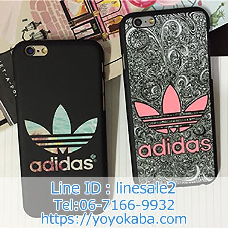 iphone8/7 plus 蛍光ケース Adidas ペア