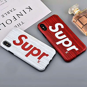 SUPREME 新品人気ジッパー 携帯カバー シュプリーム iphoneX 8 シンプルカバー 