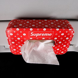 supremeティッシュケース