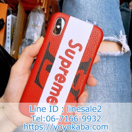 LOUIS VUITTON x supreme iphonexケース ランド iphone8 8plusケース