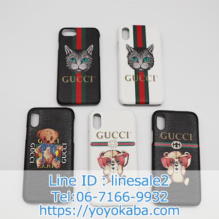 ブランド Gucci iphoneX ケース カワイイ