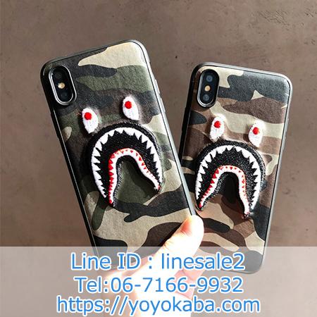 A BATHING APE SHARK iphoneＸ iphone8 ケース 