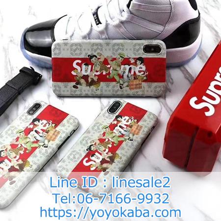 中国風 SUPREME iPhoneXs/Xr カバー 薄型 