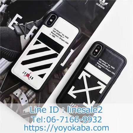 オフホワイト コラボ iPhoneXS Max/XRケース シンプル ブランド