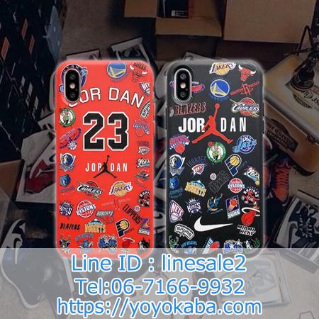 ジョーダンiPhoneXS/Xs maxケース NBA 欧米型 落書き 携帯ケース