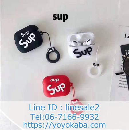 Supreme シンプル風 Airpods proケース