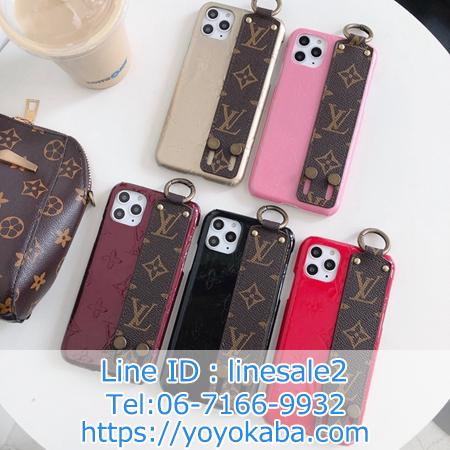 【在庫あり】ルイヴィトン LV アイフォン12/12mini/12pro/12promaxケース モノグラム ハンドベルト付き iphone11/11proカバー カラーマッチング 通勤風 超人気 ファッション アイフォン11pro max Galaxy S9 S9Plus S10 S10Plus エナメル革 スマホケース