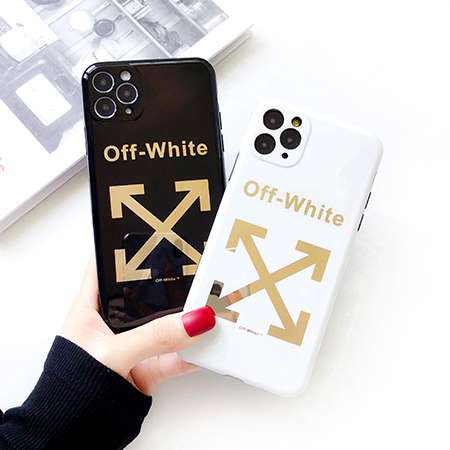  かっこいい 個性 off-white iphone11/11Pro Maxケース 