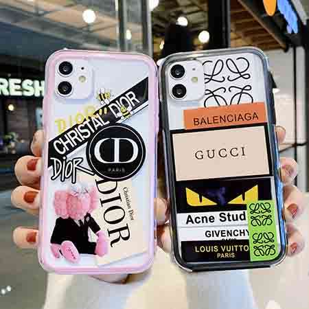 DIOR GUCCI KAWS LV iPhone12/12pro/12max/12pro maxケース おしゃれ シャネル iphone11/11pro携帯ケース 薄い 半透明 セレブ愛用 