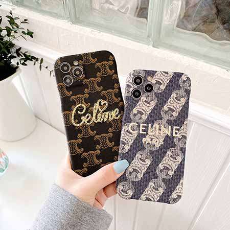 CELINE 刺繍 iphone12携帯ケース