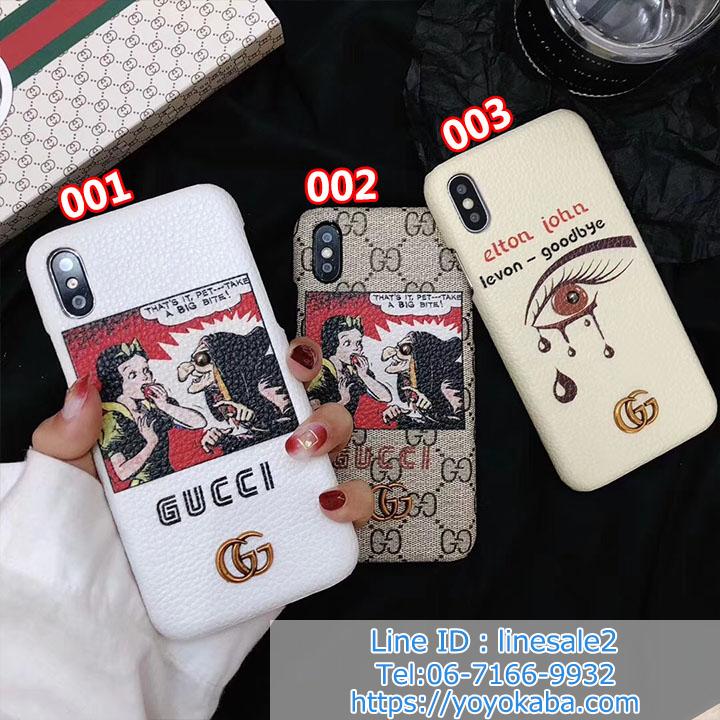 白雪姫プリントGUCCI iphonex ケース