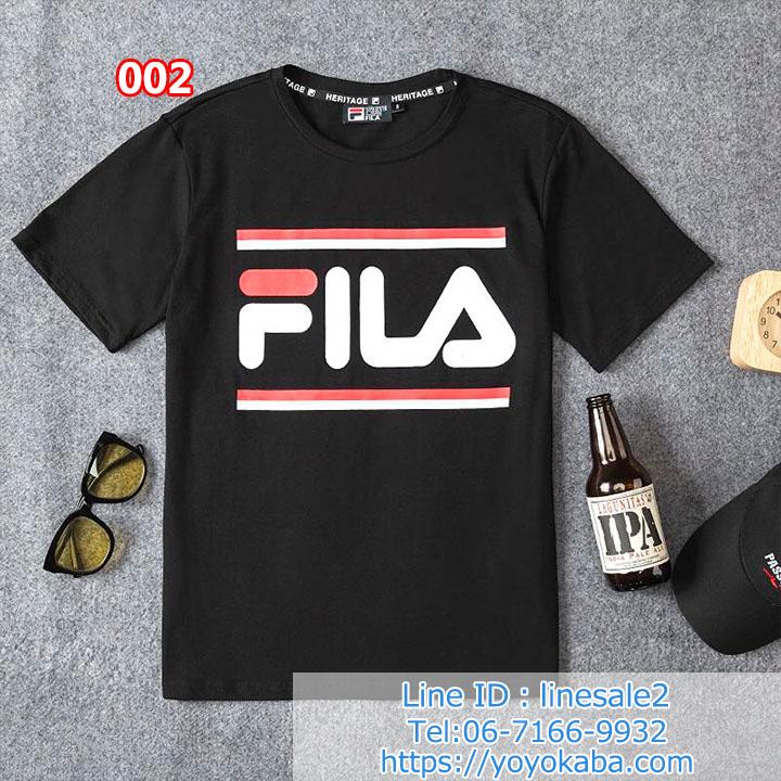 シンプル風T-shirts FILA