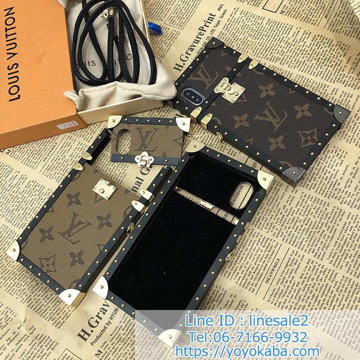 LV Supreme iphone8/7 plusハードケース 金属四角