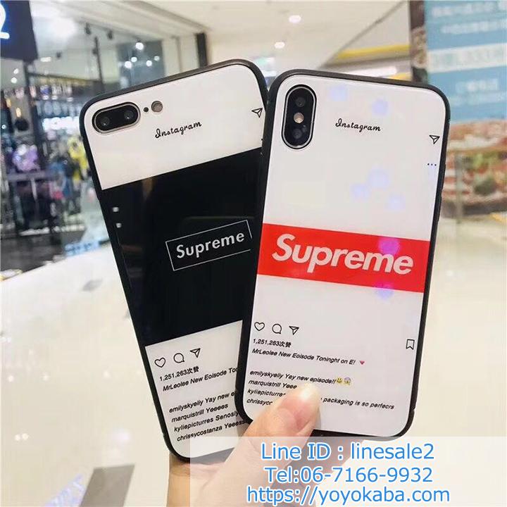 Supreme 可愛いiphone7 plusケース男女兼用