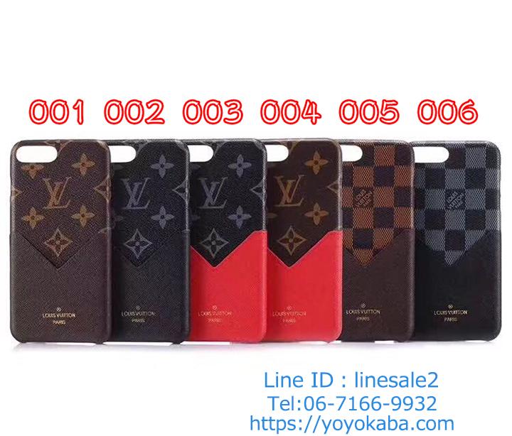 lv iphonex カバーダミエ柄