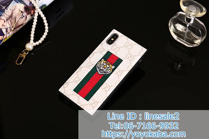 アイフォンテン iphoneX スマホケース Gucci 刺繍風