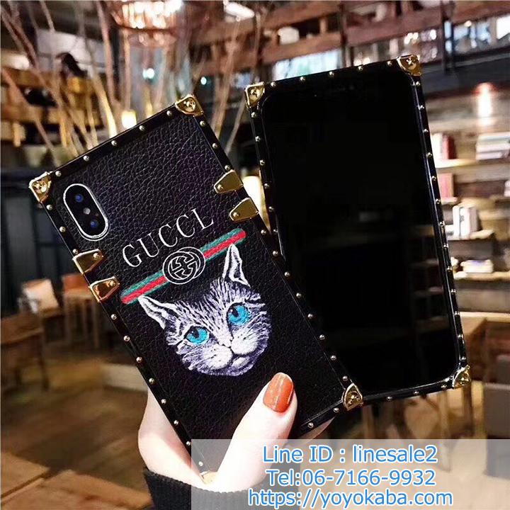 ネコ柄 iphone7plusケースgucci