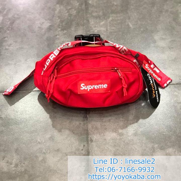 高級 SUPREME ウエストバッグ 耐摩耗 機能性が高い