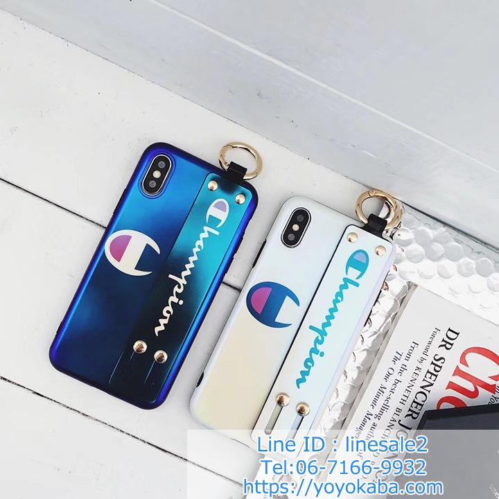 Champion iPhoneXケース ブランド柄