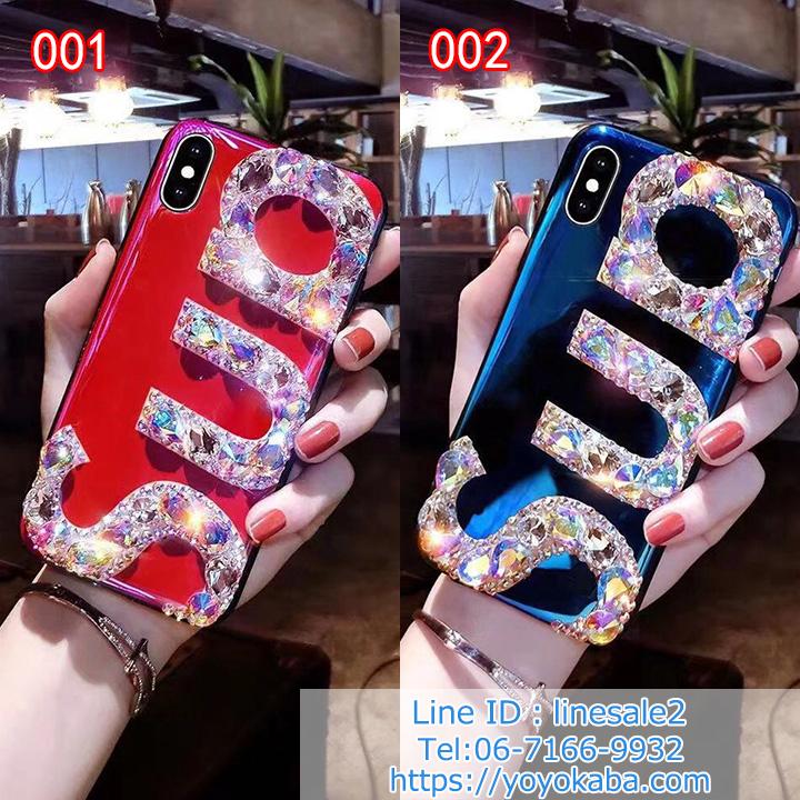 ブランド supreme iPhoneXS/XRカバー 