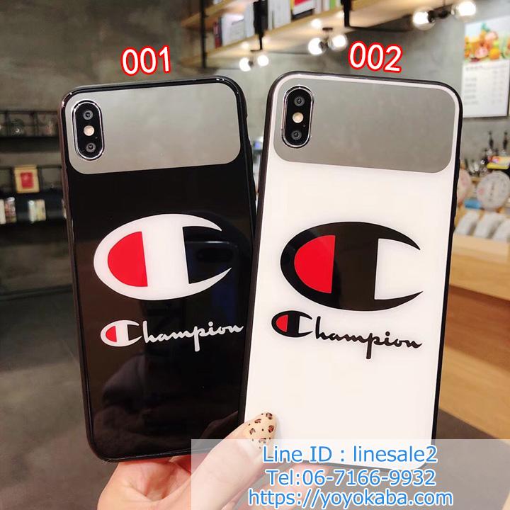 champion iPhoneXR/XS Max/XSケース 鏡付き