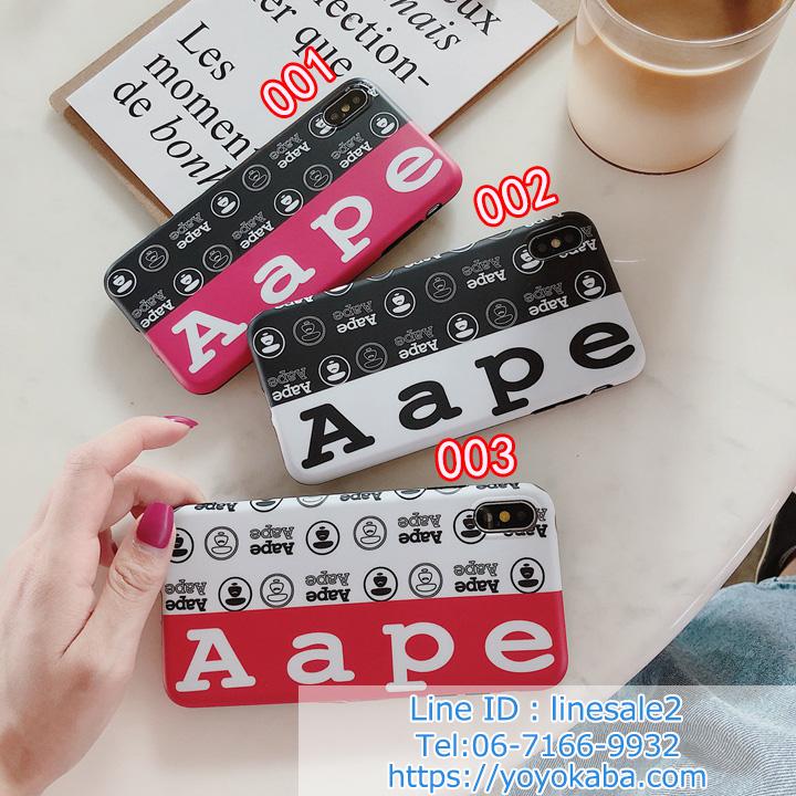 AAPE ブランド柄 スマホケース