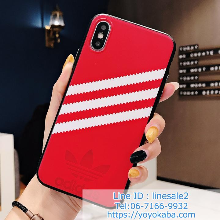 Adidas iPhone11pro maxカバー スポーツ風