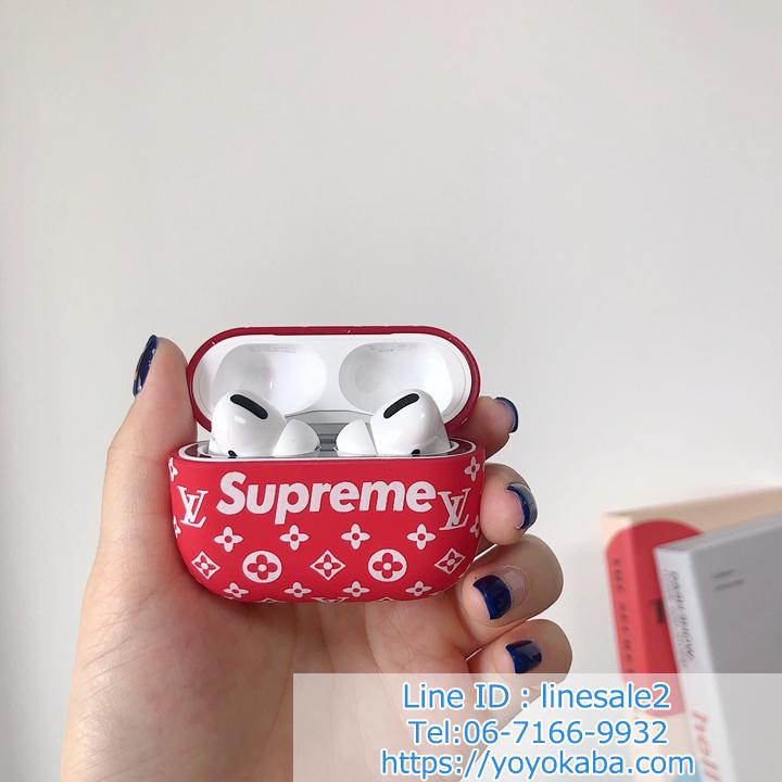 イヤホンケース supreme シンプル風