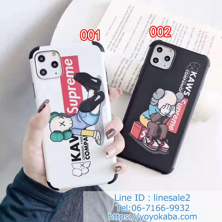 Kaws コラボ Supreme スマホケース