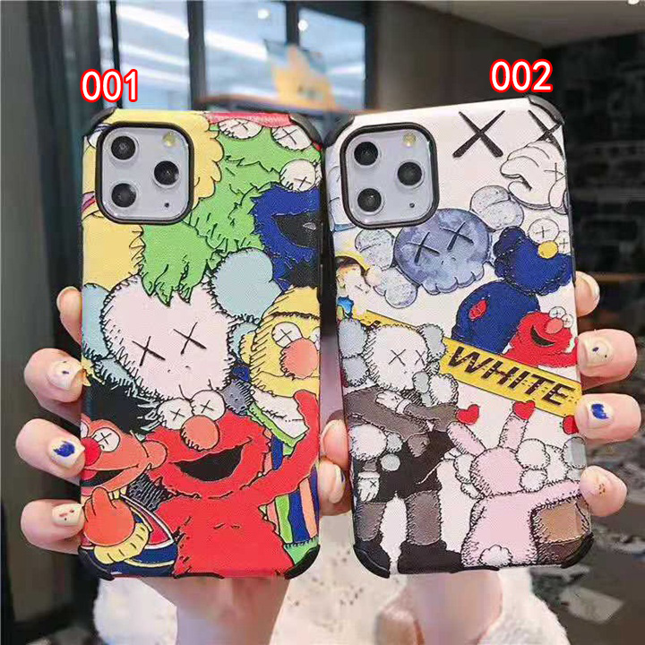 Off-white コラボ Kaws ブランド柄 スマホケース