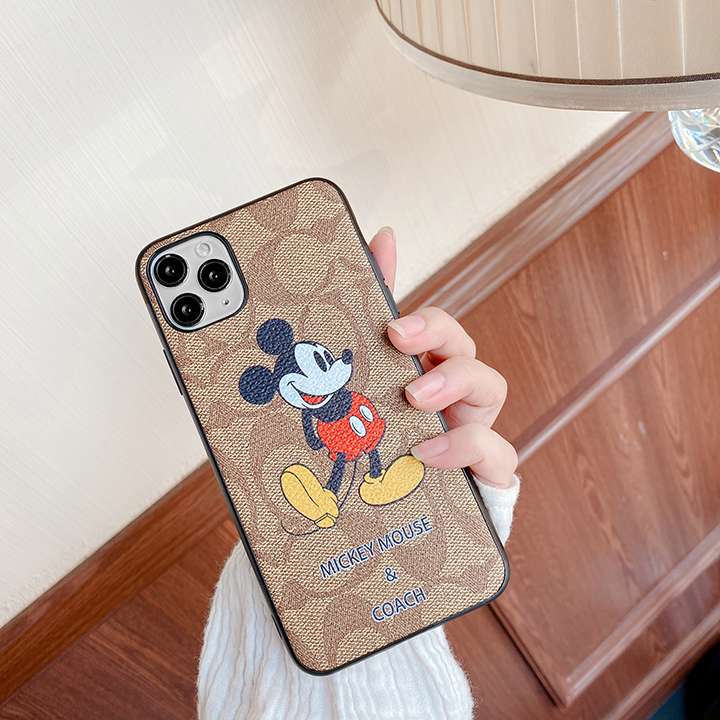 ミッキーマウス柄 iphone12pro max ケース ペア