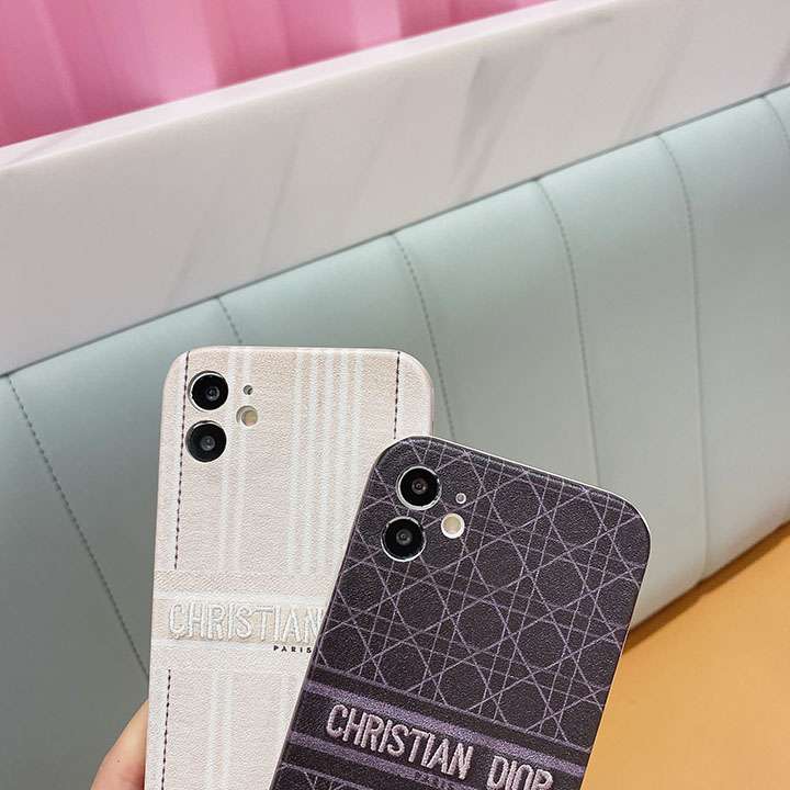  Dior 刺繍 ブランド ロゴデザイン iphone12pro maxケース