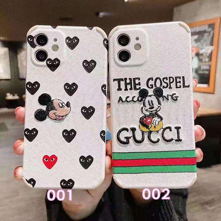 可愛い Gucci ミッキーマウス柄 iphone12ケース