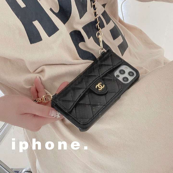 アイフォーンxs max カバー Chanel レザー