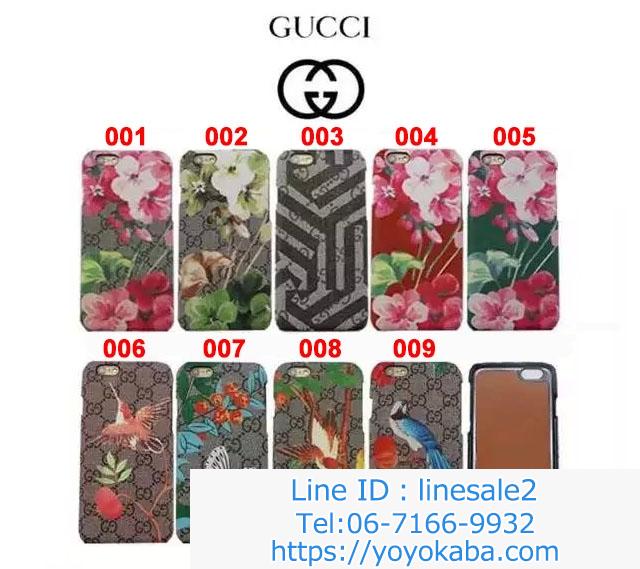 GUCCI iphoneXケース 花鳥