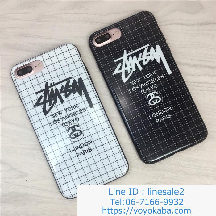 iphone8プラスカバー stussy 男女