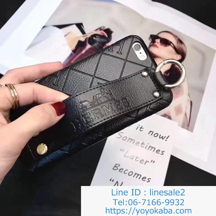 HERMES iPhone8Plusケース 落下防止