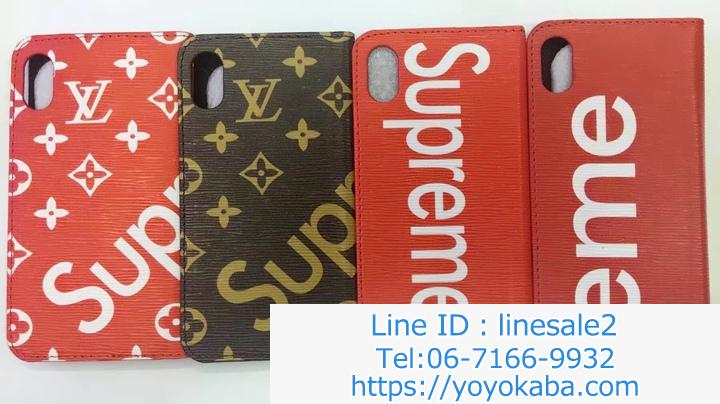 iPhone8 Plus ケース LV Supreme